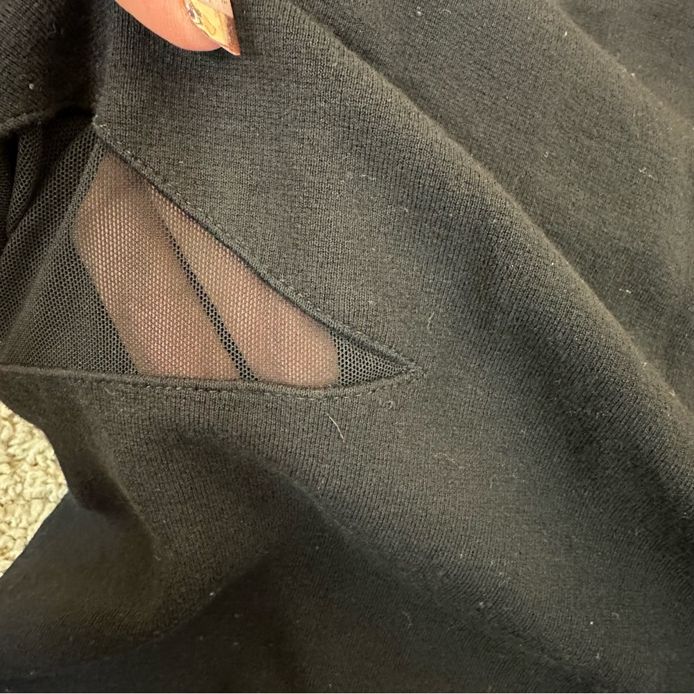 French Connection Black Viven Paneled Dress - Picture 7 of 9